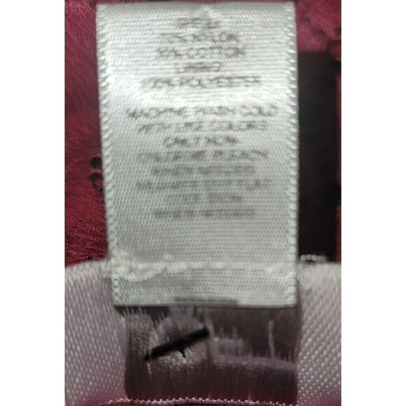 Ann Taylor LOFT Burgundy Layered Lace Shift Dress - Size 8 - Picture 12 of 12